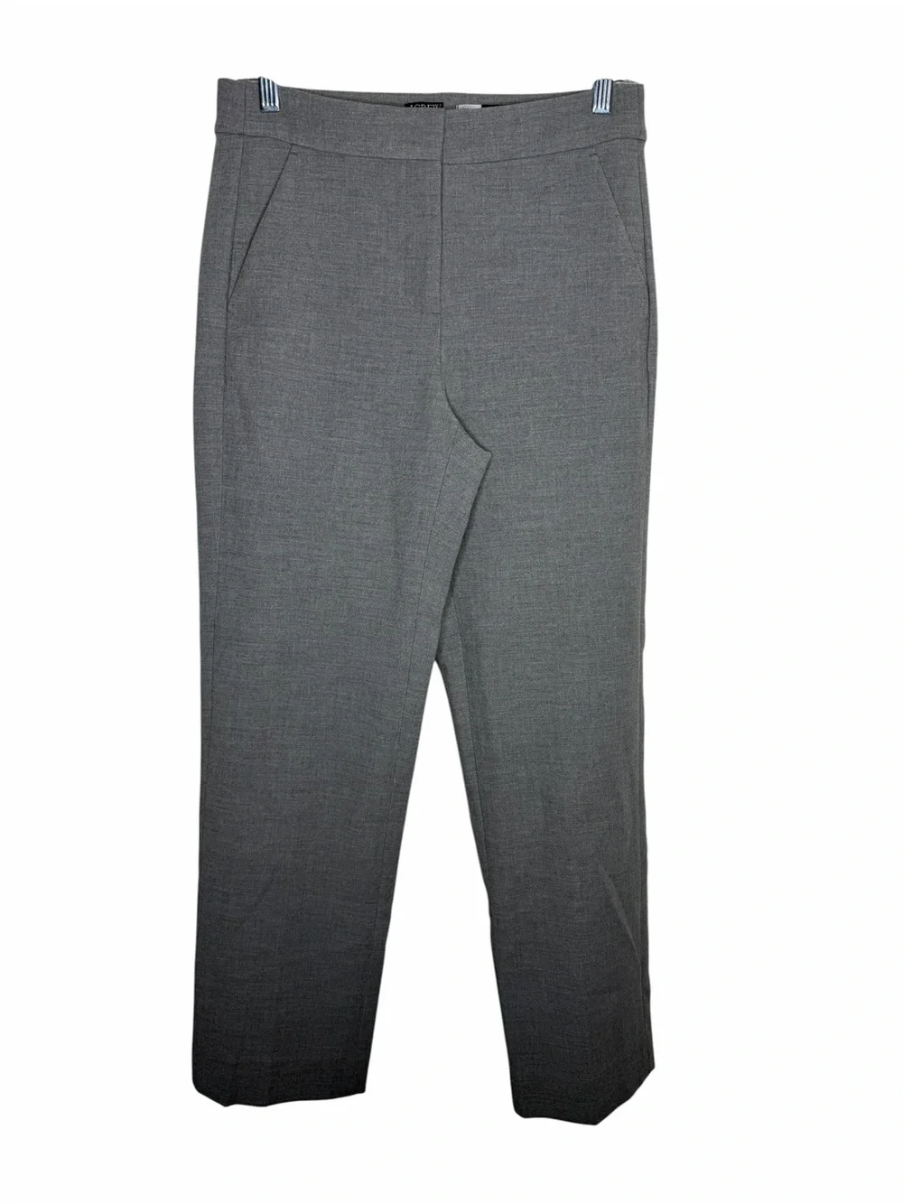 J.CREW / Kate Straight leg pants in heather smoked graphite gray / 4
